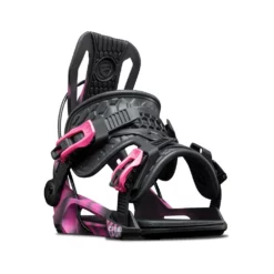 Fixation Snowboard Flow Fenix-Plus Magenta Burst 2022