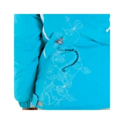 Combinaison De Ski Fille Peak Mountain Ginga -Jones Shop ginga turquoise gris clair 3