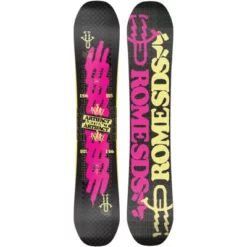 Rome Artifact 22/23 Snowboard Matte Purple / Cinder /Hi Viz | ChromaPop Opal Mirror