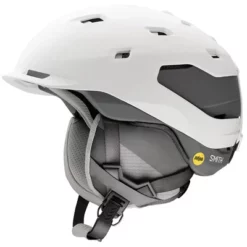 Smith Quantum Mips Casque De Ski Et De Snowboard Matte White / Charcoal