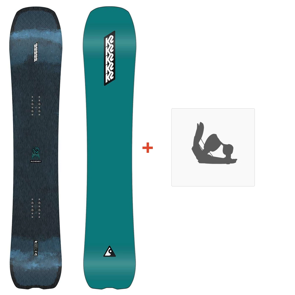 Snowboard K2 Alchemist 2023 + Fixations De Snowboard 3 Snowboard K2 Alchemist 2023 + Fixations De Snowboard