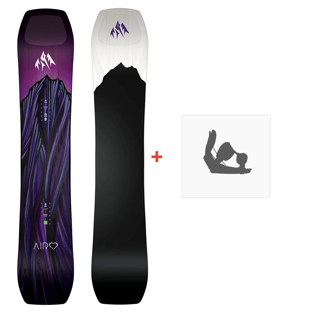 Snowboard Jones Airheart 2.0 2024 + Fixations De Snowboard 3 Snowboard Jones Airheart 2.0 2024 + Fixations De Snowboard
