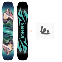 Snowboard Jones Twin Sister 2023 + Fixations De Snowboard