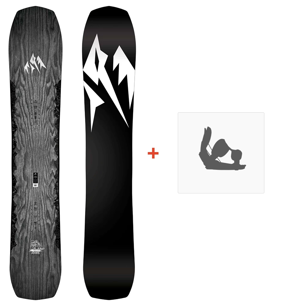 Snowboard Jones Ultra Flagship 2023 + Fixations De Snowboard 3 Snowboard Jones Ultra Flagship 2023 + Fixations De Snowboard