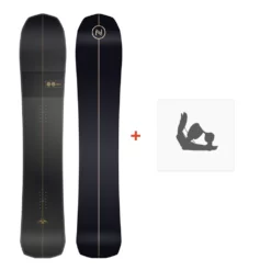 Snowboard Nidecker The Smoke 2024 + Fixations De Snowboard