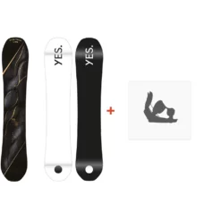 Yes! Snowboard Yes Pyl 2024 + Fixations De Snowboard